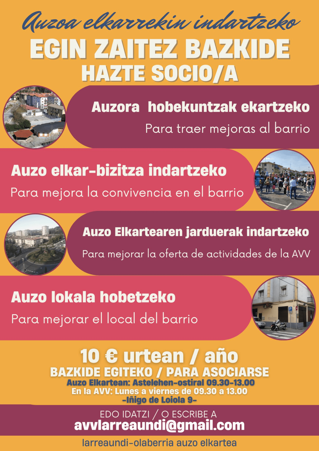 Egin zaitez bazkide! ¡Hazte&nbsp;socia-o!