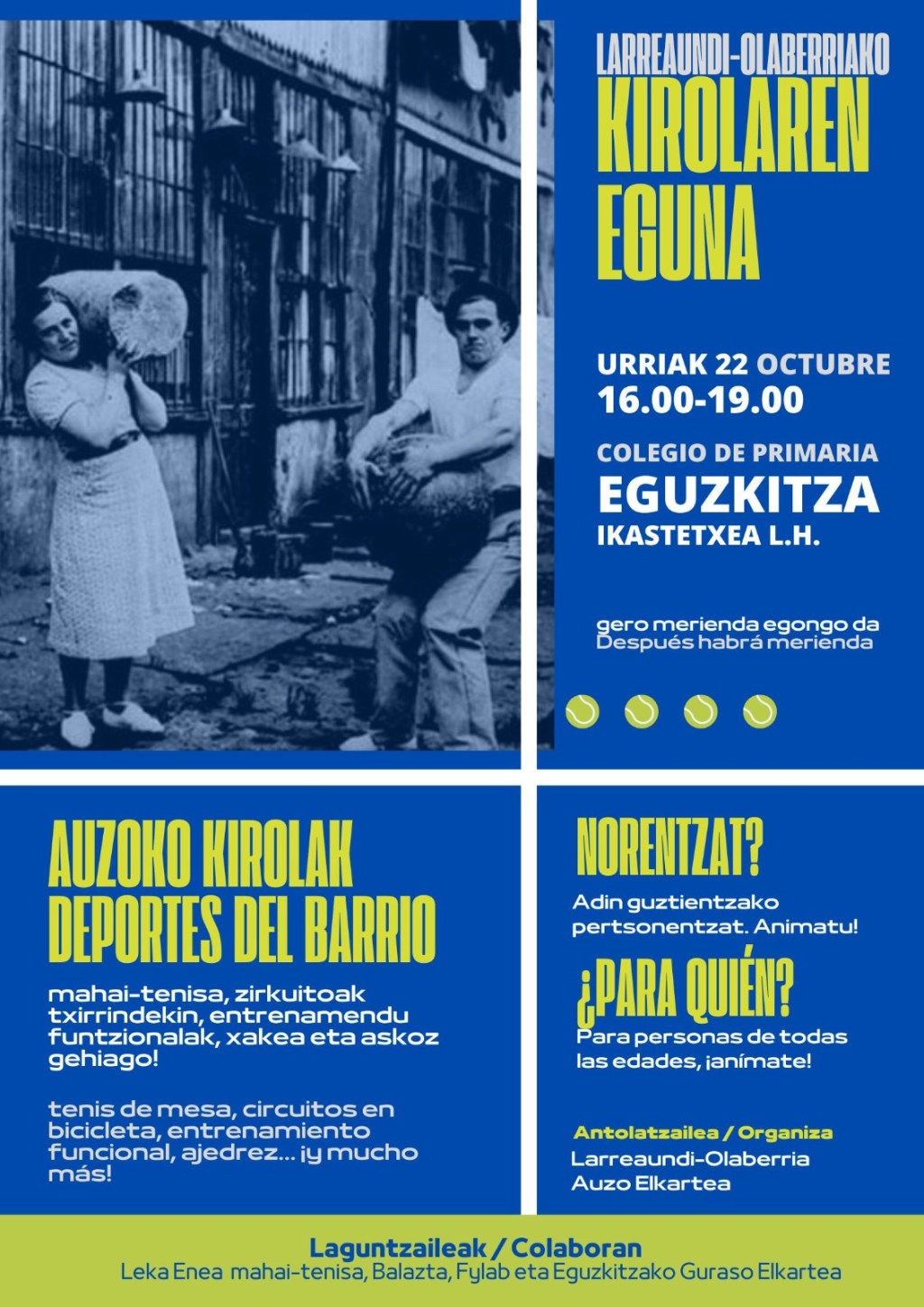 Kirolaren eguna – Día del&nbsp;deporte