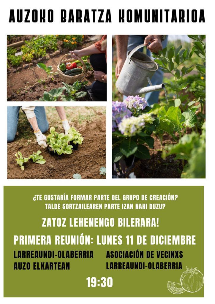 Baratza komunitarioa – Huerta&nbsp;comunitaria