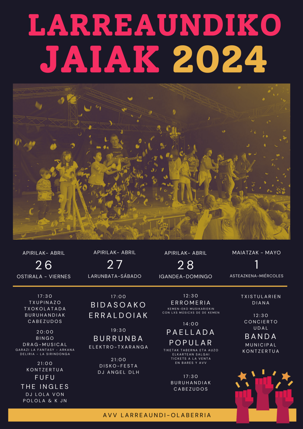 Larreaundiko jaiak 2024