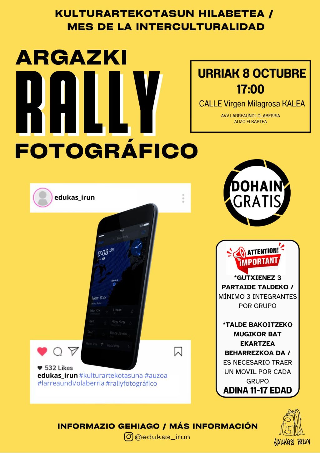 Argazki rallya – Rally&nbsp;fotográfico
