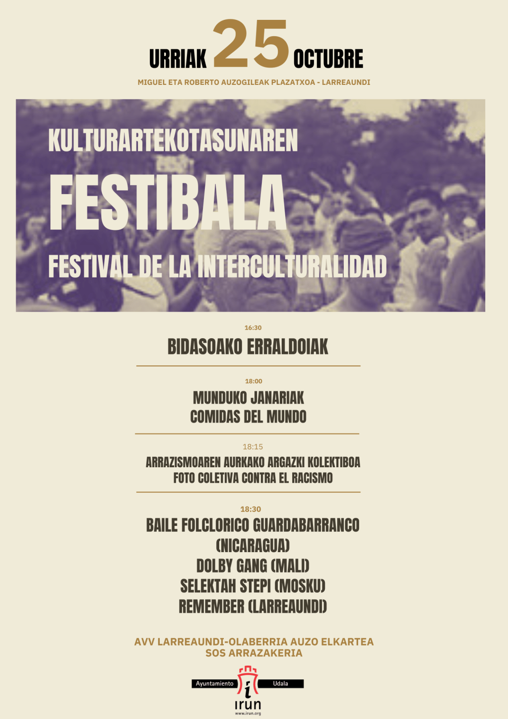 Kulturartekotasunaren festibala – Festival&nbsp;inter-cultural